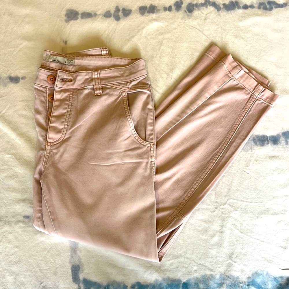 Prana light pink Sz 6 pants. Super comfy!